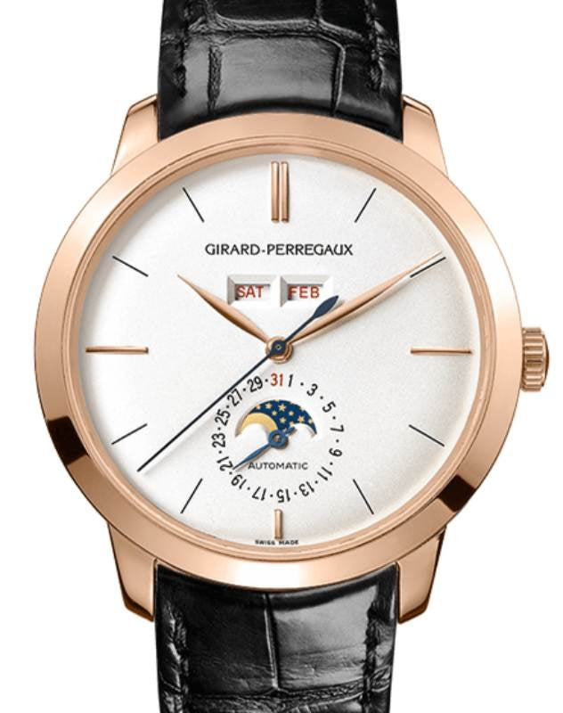 Girard Perregaux 1966 Full Calendar 40mm Pink Rose Gold 49535-52-151-BK6A