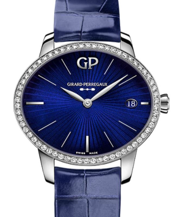 Girard Perregaux Cat's Eye Eternity Edition Steel/Diamonds Blue Sunray Motif Dial 80484D11A432-BK4A