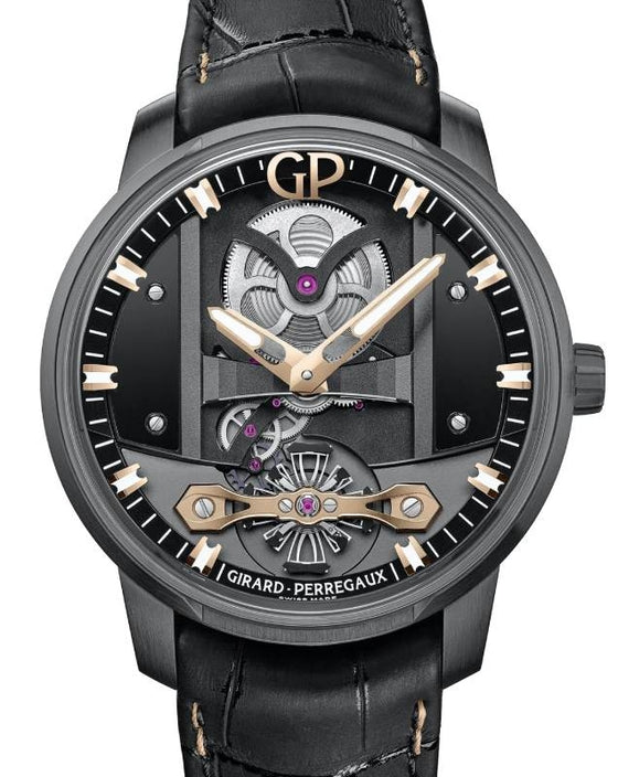 Girard Perregaux Free Bridge Infinity Edition 44mm Steel DLC 82000-11-632-FA6A