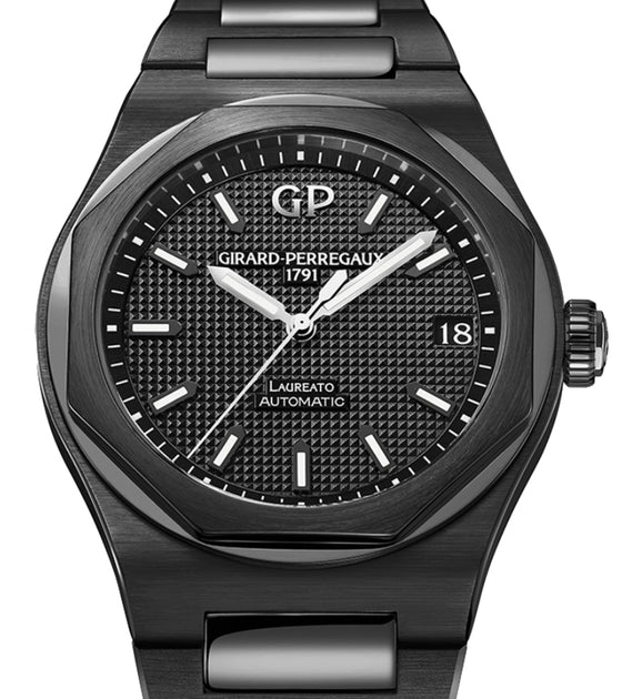 Girard Perregaux Laureato 42mm Black Ceramic 81010-32-631-32A - BRAND NEW