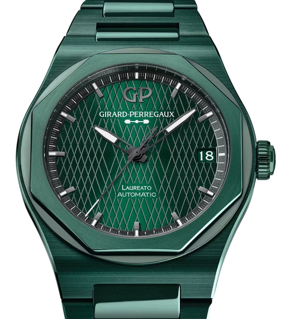 Girard Perregaux Laureato 42mm Green Ceramic Aston Martin Edition 81010-32-3081-1CX