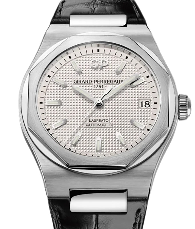 Girard Perregaux Laureato 42mm Stainless Steel Silver Dial 81010-11-131-BB6A