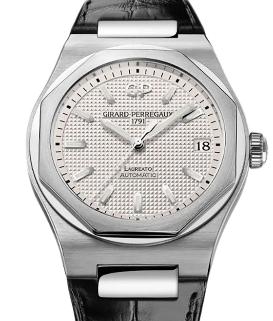 Girard Perregaux Laureato 42mm Stainless Steel Silver Dial 81010-11-131-BB6A