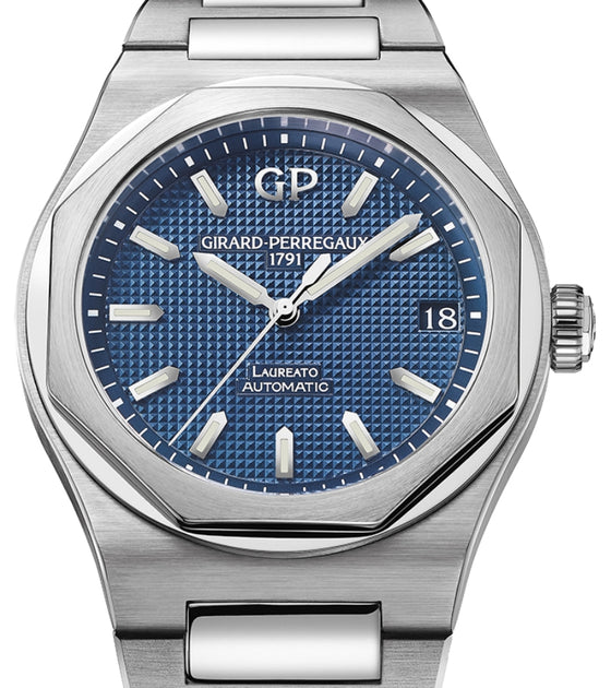 Girard Perregaux Laureato 42mm Stainless Steel Blue Dial 81010-11-431-11A