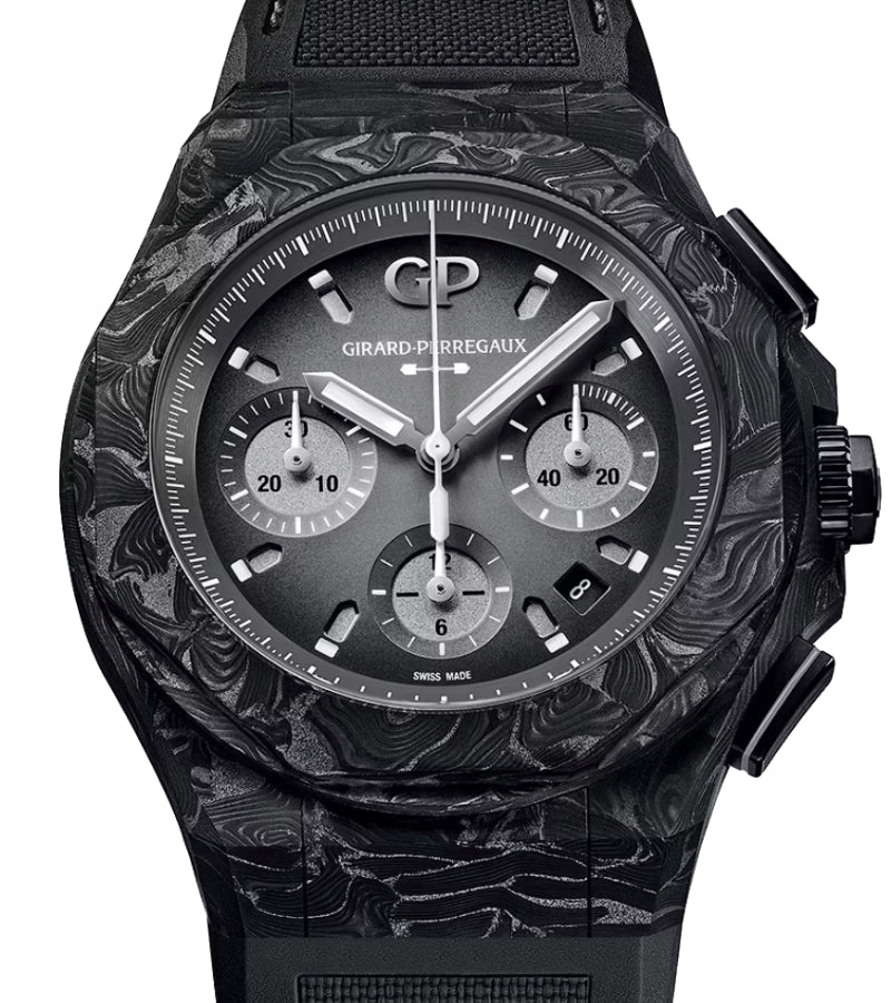 Girard Perregaux Laureato Absolute 8Tech 44mm Carbon/Titanium 81060-41-3222-1CX - BRAND NEW