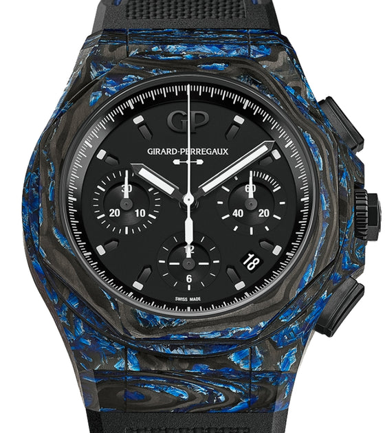 Girard Perregaux Laureato Absolute Rock 44mm Blue Carbon 81060-36-691-FH6A - BRAND NEW