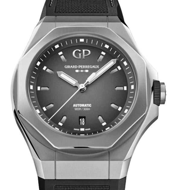 Girard Perregaux Laureato Absolute TI 230 44mm Titanium Grey Dial 81070-21-001-FB6A - BRAND NEW