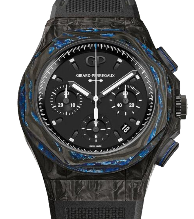 Girard Perregaux Laureato Absolute Wired 44mm Carbon 81060-36-694-FH6A - BRAND NEW