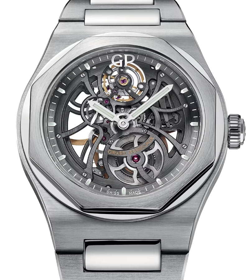 Girard Perregaux Laureato Skeleton Stainless Steel 42mm 81015-11-001-11A - BRAND NEW