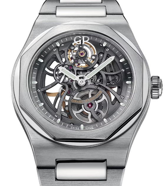 Girard Perregaux Laureato Skeleton Stainless Steel 42mm 81015-11-001-11A - BRAND NEW