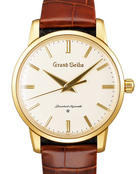 Grand Seiko Elegance 1960 Re-Creations Yellow Gold White Dial SBGW258 - BRAND NEW