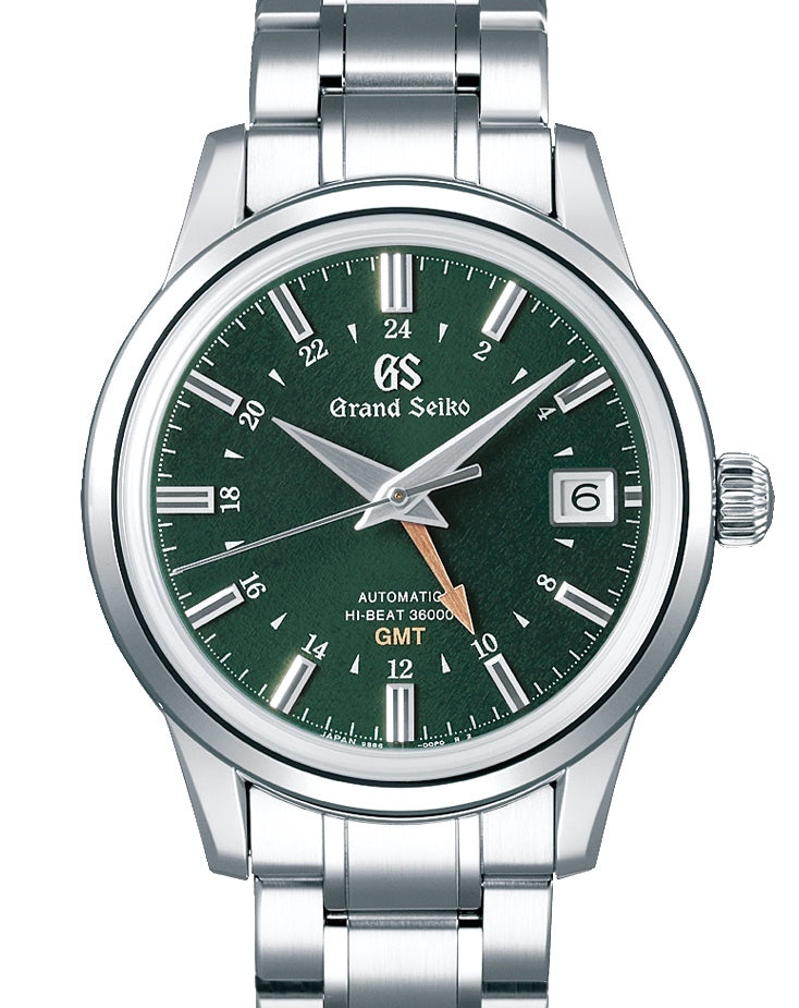 Grand Seiko Elegance Hi-Beat GMT Steel Green Dial SBGJ251 - BRAND NEW