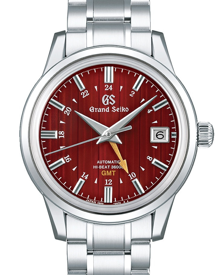 Grand Seiko Elegance Hi-Beat GMT Steel Red Dial SBGJ273 - BRAND NEW