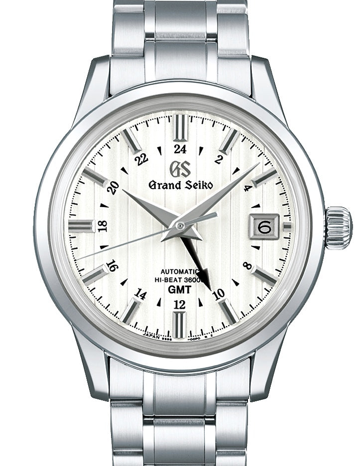 Grand Seiko Elegance Hi-Beat GMT Steel White Yukigesho Dial SBGJ271 - BRAND NEW