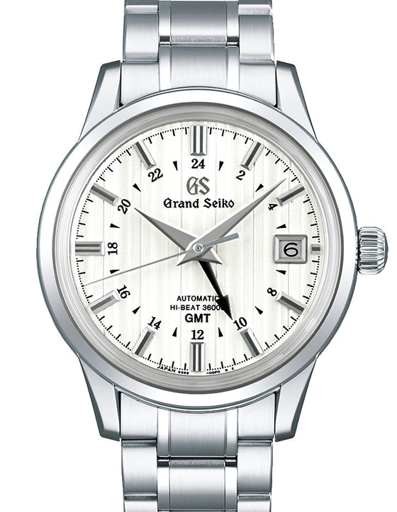 Grand Seiko Elegance Hi-Beat GMT Steel White Yukigesho Dial SBGJ271 - BRAND NEW