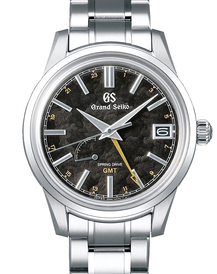 Grand Seiko Elegance Spring Drive GMT Steel Black Dial SBGE271 - BRAND NEW