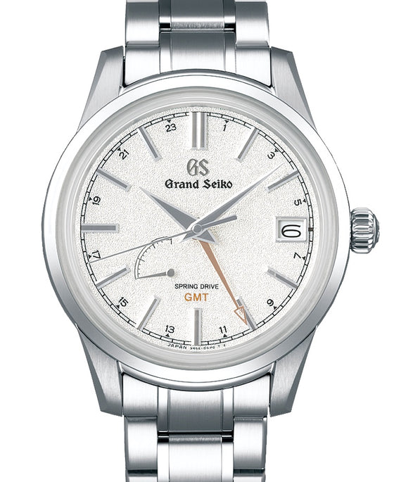 Grand Seiko Elegance Spring Drive GMT Steel White Dial SBGE269 - BRAND NEW
