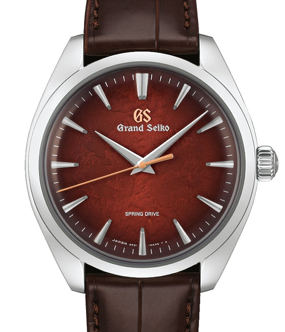 Grand Seiko Elegance Spring Drive 20th Anniversary Steel Autumn Red Dial SBGY035 - BRAND NEW