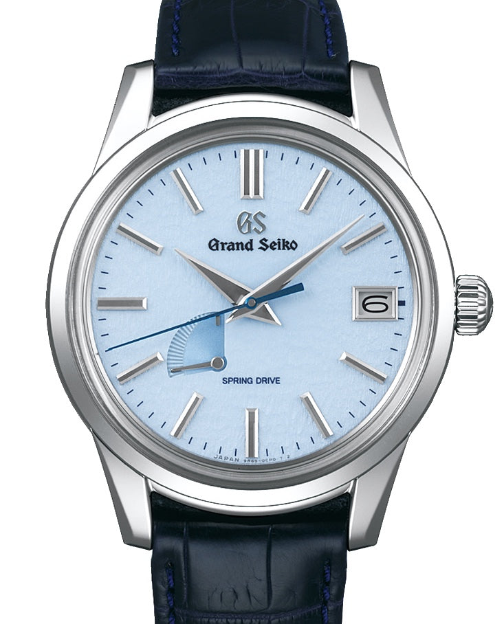 Grand Seiko Elegance Spring Drive Steel Blue Snowflake Dial SBGA407 - BRAND NEW