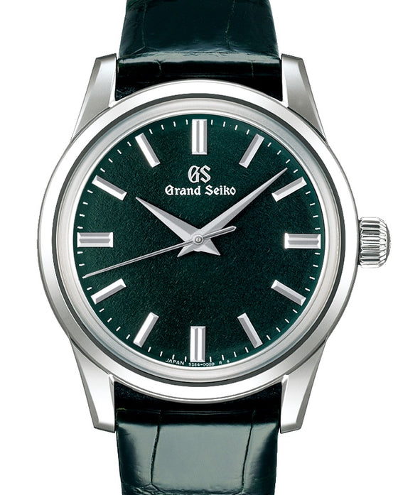 Grand Seiko Elegance Steel Byoka Deep Green Dial SBGW285 - BRAND NEW