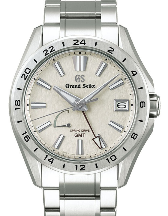 Grand Seiko Evolution 9 Spring Drive GMT Titanium Silver Dial SBGE285 - BRAND NEW