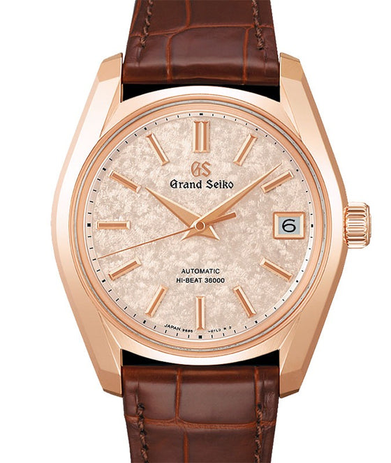 Grand Seiko Heritage Collection 18k Rose Gold Warm Pink Dial SBGH368 - BRAND NEW