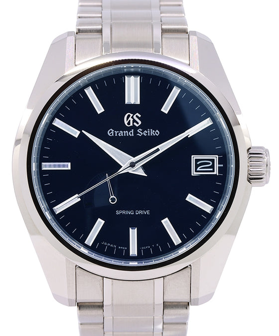 Grand Seiko Heritage Collection Stainless Steel Blue 40mm Dial Bracelet SBGA375 - PRE OWNED