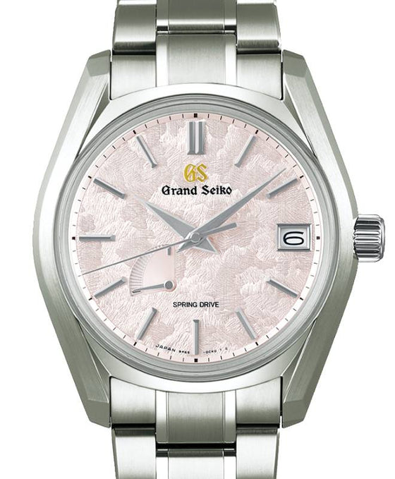 Grand Seiko Heritage Collection Titanium Shunbun Cherry Blossom Pink Dial SBGA413 - BRAND NEW