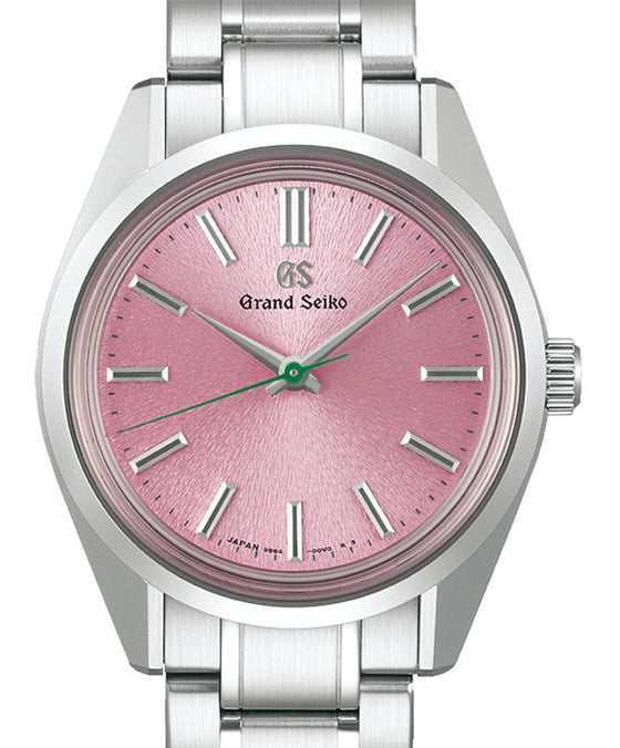 Grand Seiko Heritage Late Spring season of Mt. Iwate Steel Pink Dial SBGW313 - BRAND NEW