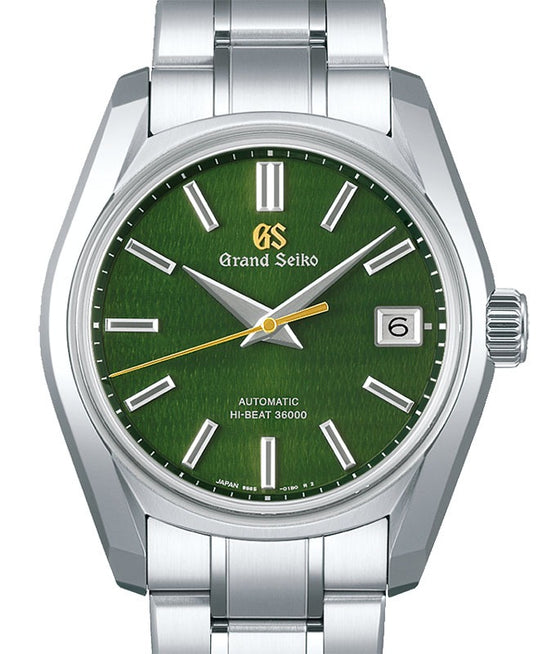 Grand Seiko Heritage Steel Rikka Deep Green Dial SBGH351 - BRAND NEW