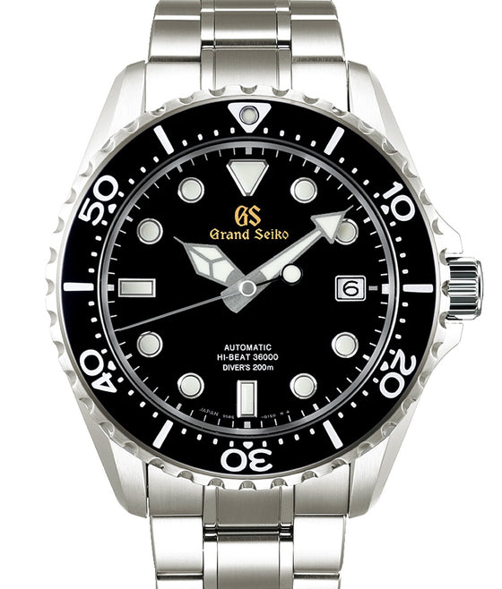 Grand Seiko Sport Hi-Beat Diver Steel Black Dial SBGH291 - BRAND NEW