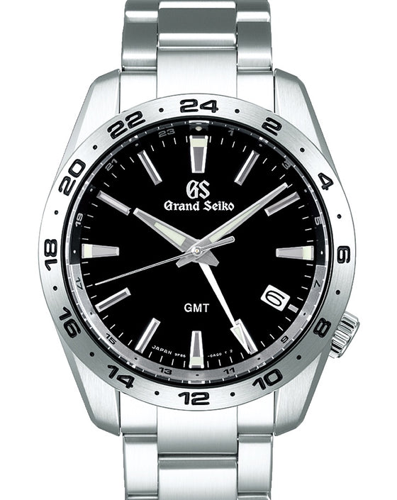 Grand Seiko Sport Quartz GMT Steel Black Dial SBGN027 - BRAND NEW
