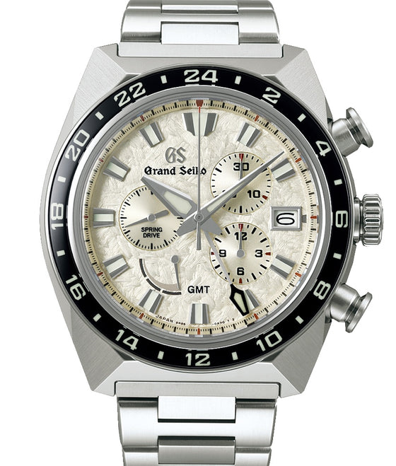 Grand Seiko Sport Spring Drive Chronograph GMT Titanium Bright White Dial SBGC253 - BRAND NEW