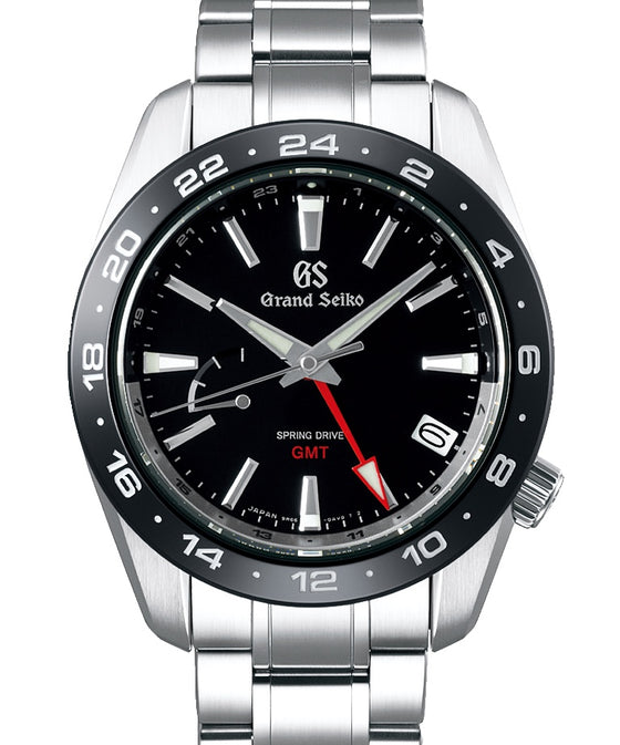 Grand Seiko Sport Spring Drive GMT Steel/Ceramic Black Dial SBGE253 - BRAND NEW