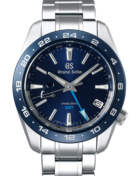 Grand Seiko Sport Spring Drive GMT Steel/Ceramic Blue Dial SBGE255 - BRAND NEW