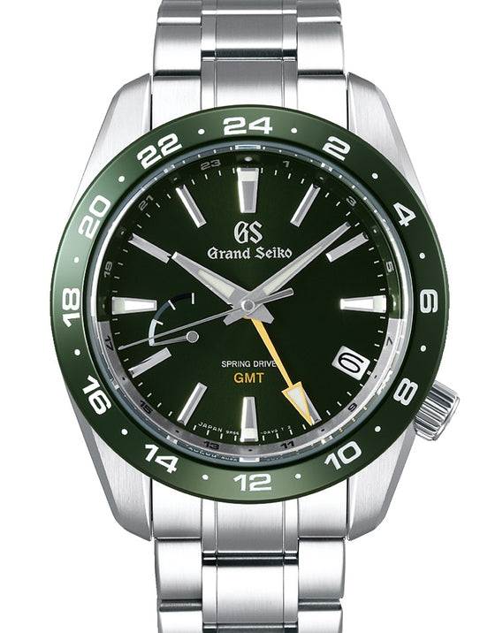 Grand Seiko Sport Spring Drive GMT Steel/Ceramic Green Dial SBGE257 - BRAND NEW