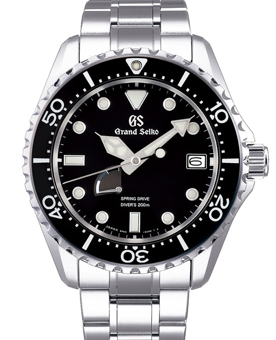 Grand Seiko Sport Spring Drive Steel Black Dial SBGA461 - BRAND NEW