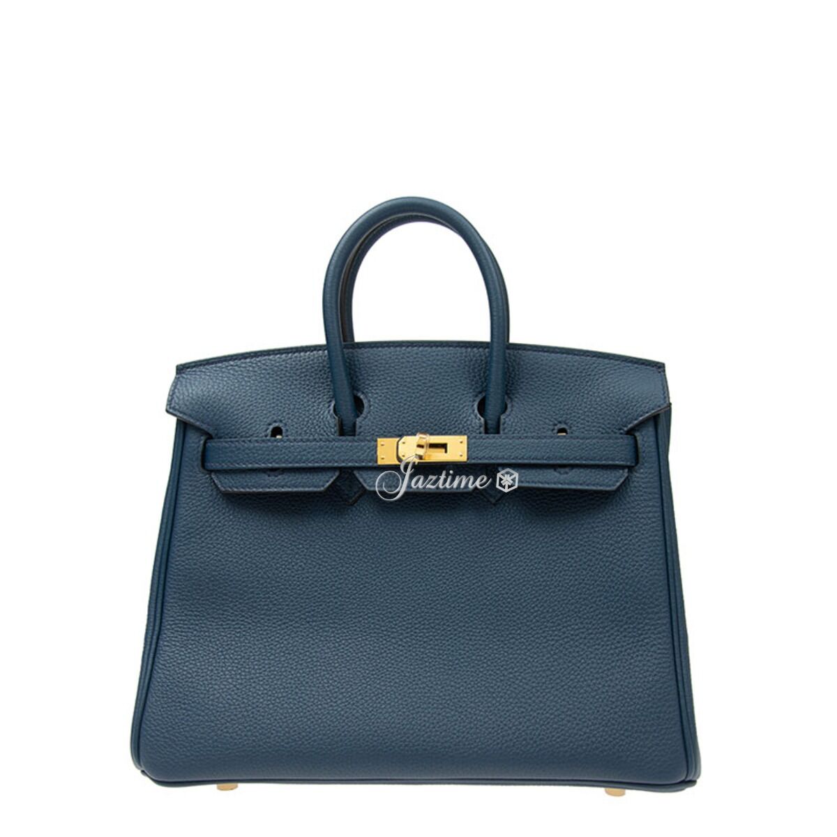 Hermès Birkin 25 Togo Blue De Prusse Gold Hardware — authentic Hermès bag at Bizak & Co.