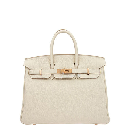 Hermès Birkin 25 Togo Craie Gold Hardware