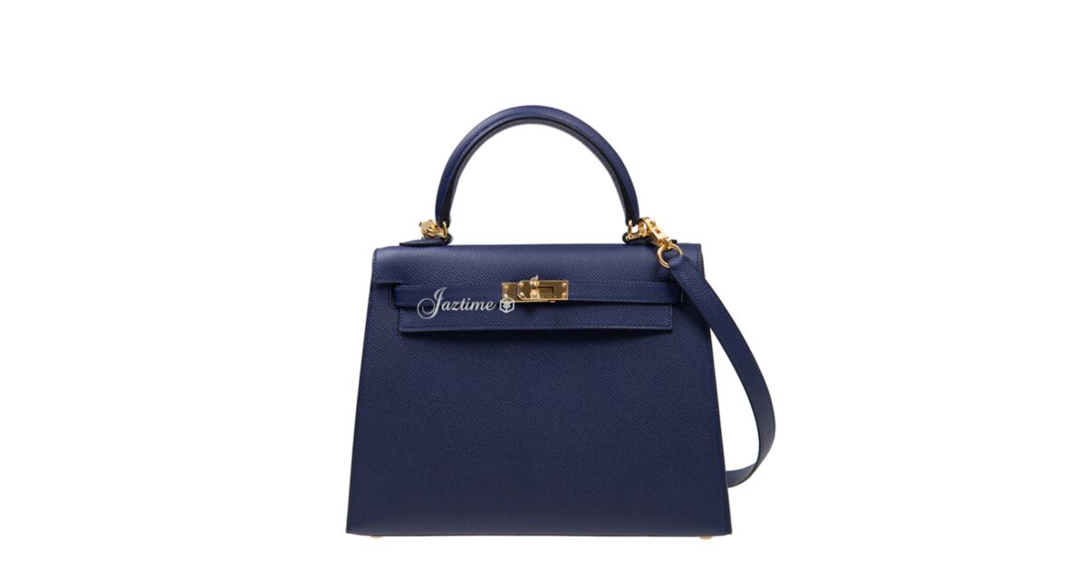 Hermes Kelly 25 Epsom Bleu Saphir Gold Hardware - BRAND NEW