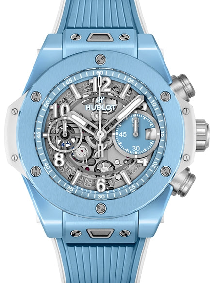 Hublot Big Bang Unico Sky Blue 42mm Ceramic 441.EX.5120.RX - BRAND NEW