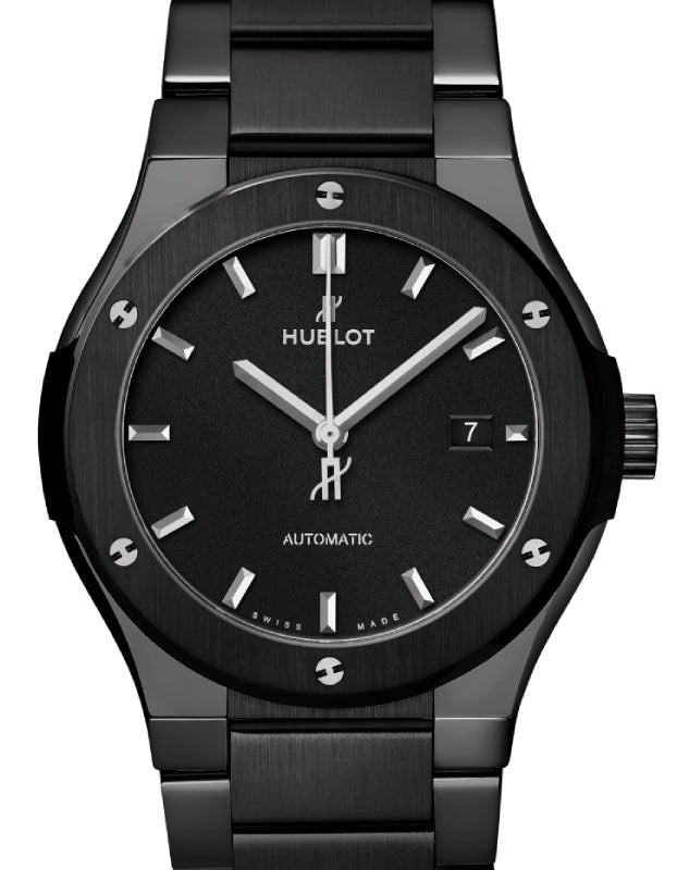 Hublot Classic Fusion 3-Hands Black Magic Bracelet Ceramic 42mm 548.CM.1170.CM - BRAND NEW