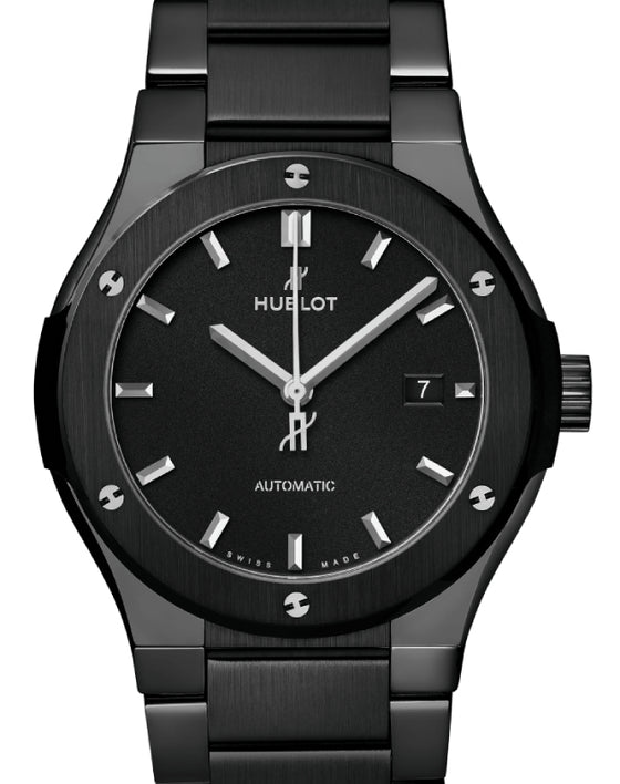 Hublot Classic Fusion 3-Hands Black Magic Bracelet Ceramic 42mm 548.CM.1170.CM - BRAND NEW
