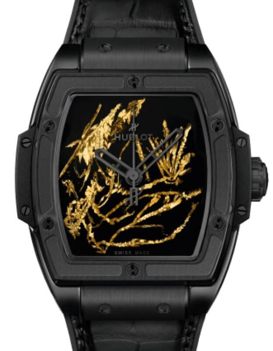 Hublot Shaped Spirit of Big Bang 3-Hands Gold Crystal 39mm 665.CX.0660.LR - BRAND NEW