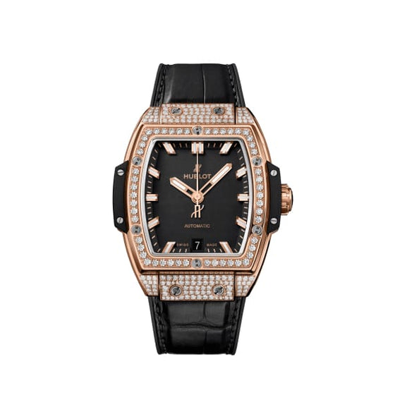 Hublot Shaped Spirit of Big Bang 3-Hands Gold Crystal 39mm 665.CX.0660.LR - BRAND NEW