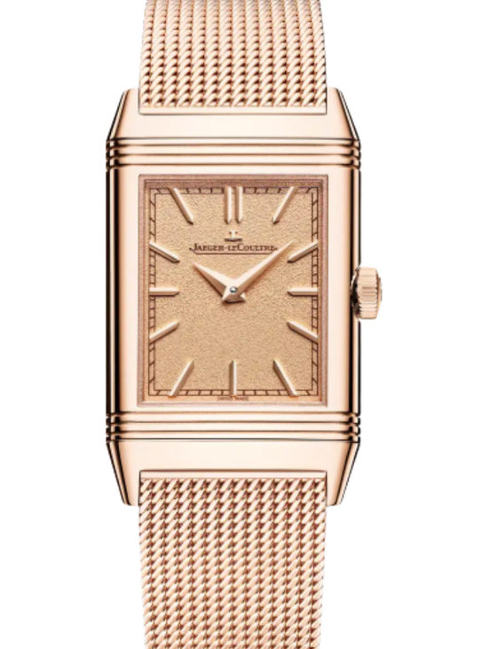 Jaeger-LeCoultre Reverso Tribute Monoface Manual Pink Gold Mesh Bracelet Q716216J