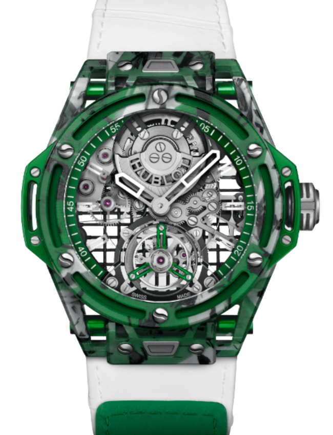 Hublot Big Bang Tourbillon Novak Djokovic Goat Edition Green Composite 44mm 429.QKG.0120.NR.DJO26