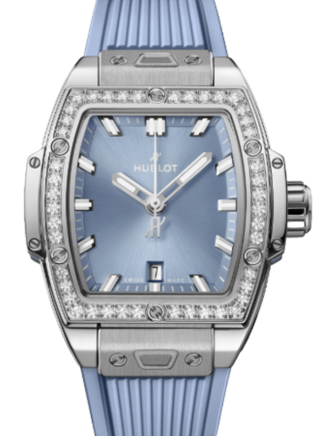 Hublot Spirit of Big Bang Steel Coal Blue Diamonds 32mm 682.SX.717B.RX.1204