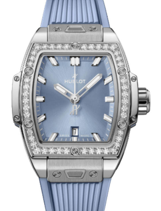 Hublot Spirit of Big Bang Steel Coal Blue Diamonds 32mm 682.SX.717B.RX.1204