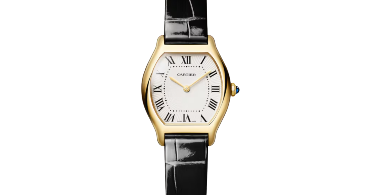 Cartier Tortue Small Yellow Gold Champagne Dial WGTO0015